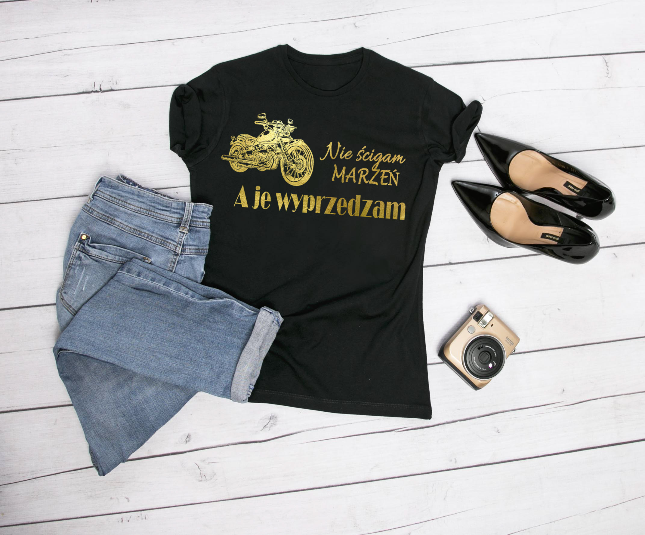 koszulka nie ścigam marzeń