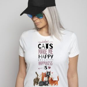 koszulka cats make me happy