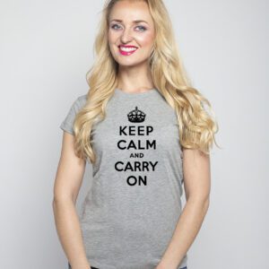 koszulka stay calm and carry on