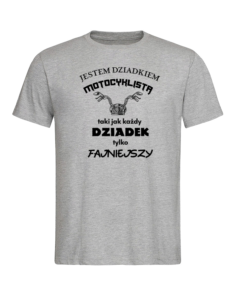 Koszulka jestem dziadkiem motocyklistą
